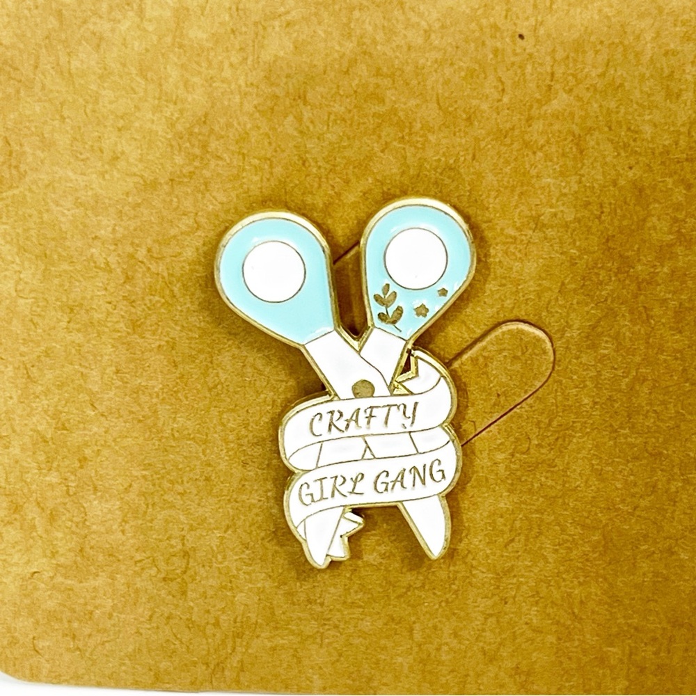 Crafty Girl Gang Enamel Pin